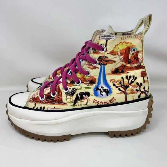 Converse Rare Run Star Hike Twisted Resort Shoes Multicolor Women’s Size 6 - Picture 2 of 7